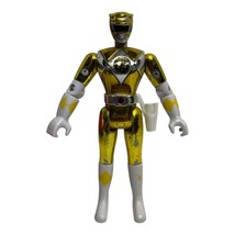 Vintage 1995 Bandai Mighty Morphin Power Rangers Yellow Chrome Action Figure - £6.20 GBP