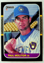 1987 Donruss Baseball Card - Paul Molitor #117 - £1.15 GBP