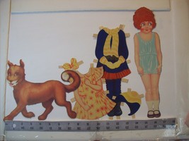 Little Orphan Annie and Mickey- vintage paper dolls - Whitman #938?  1931 - £27.22 GBP