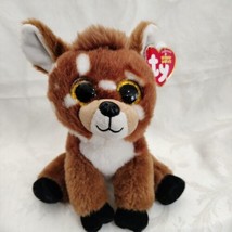 Ty B EAN Ie Boos Buckley Brown Deer 6&quot; - £9.15 GBP