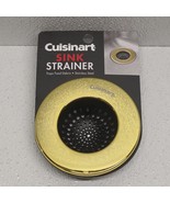 Cuisinart Sink Strainer Stainless Steel Gold Tone Food Catcher For Drain - $34.59 CAD