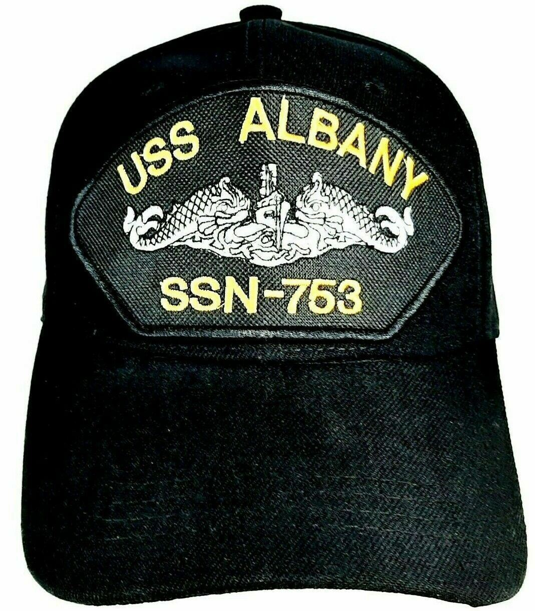 Primary image for USS Albany SSN-753 Baseball Cap Hat Submarine Service US Navy Military