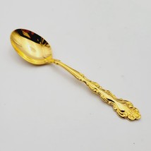 Oneida Community &quot;Beethoven&quot; Gold Plated Flatware 6-3/4&quot; Soup Spoon - $12.19