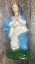 Vintage Nativity Scene 4.5&quot; Kneeling Mary Figure Italy? - £8.73 GBP