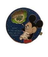 Disney WDW What in the World Will We Do Today? Mickey Mouse Pin - £8.70 GBP