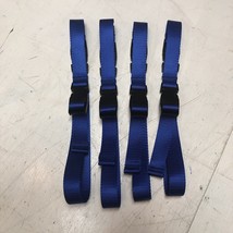 Set of 4 Line Hanger, Rope Hanger, Cord Hanger straps, Blue - $599.87 MXN