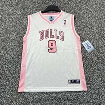 Chicago Bulls Deng #9 Jersey Shirt Youth Girls XL 16 Reebok NBA V-Neck New - $54.49 CAD