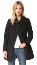 Soia &amp; Kyo Women&#39;s Jana Diagonal Wool Coat, Black, Medium - $216.00