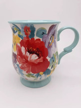 The Pioneer Woman Sweet Romance Blossoms Coffee Mug Tea Floral Blue 16oz... - $12.86