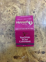 Aladdin Hotel Casino Las Vegas Vintage Matchbook Full Unstruck (MB3) - $1.97