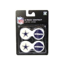 Dallas Cowboys 2pk Contact Lens Case 2pcs Set Storage NFL Official Merch - £12.04 GBP