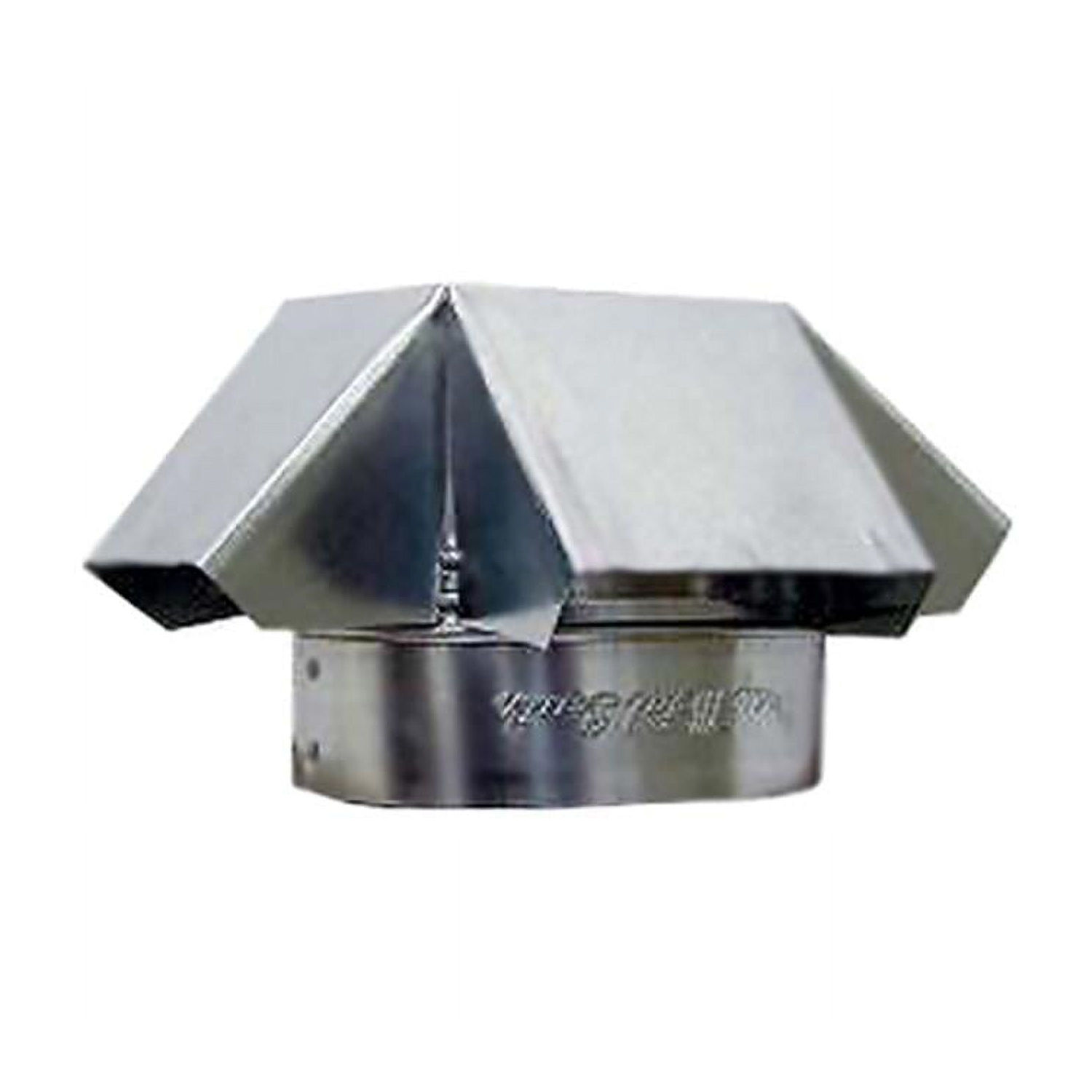 Gray Metal 8 in. Galvanized Round Vent Cap - $46.48