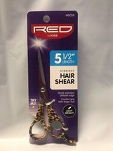 RED by KISS 5.5&quot; STRAIGHT HAIR SHEAR HSC55 SHARP STAINLESS SMOOTH EDGE - £2.04 GBP
