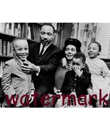 Martin Luther King Jr. Fixing Sons Tie for Family Photo B&amp;W 8x10 Photo - $8.50