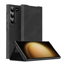 For Samsung Galaxy S23+ 5G Magnetic Napa Texture Leather Phone Case with Holder( - £6.31 GBP