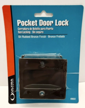 Ultra 49602 Metal Passage Pocket Door Lock, Oil Rubbed Bronze - £7.61 GBP