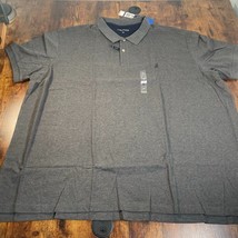Nautica Shirt Men&#39;s Dark Gray Stretch Polo  Sz 6x NWT - $49.49