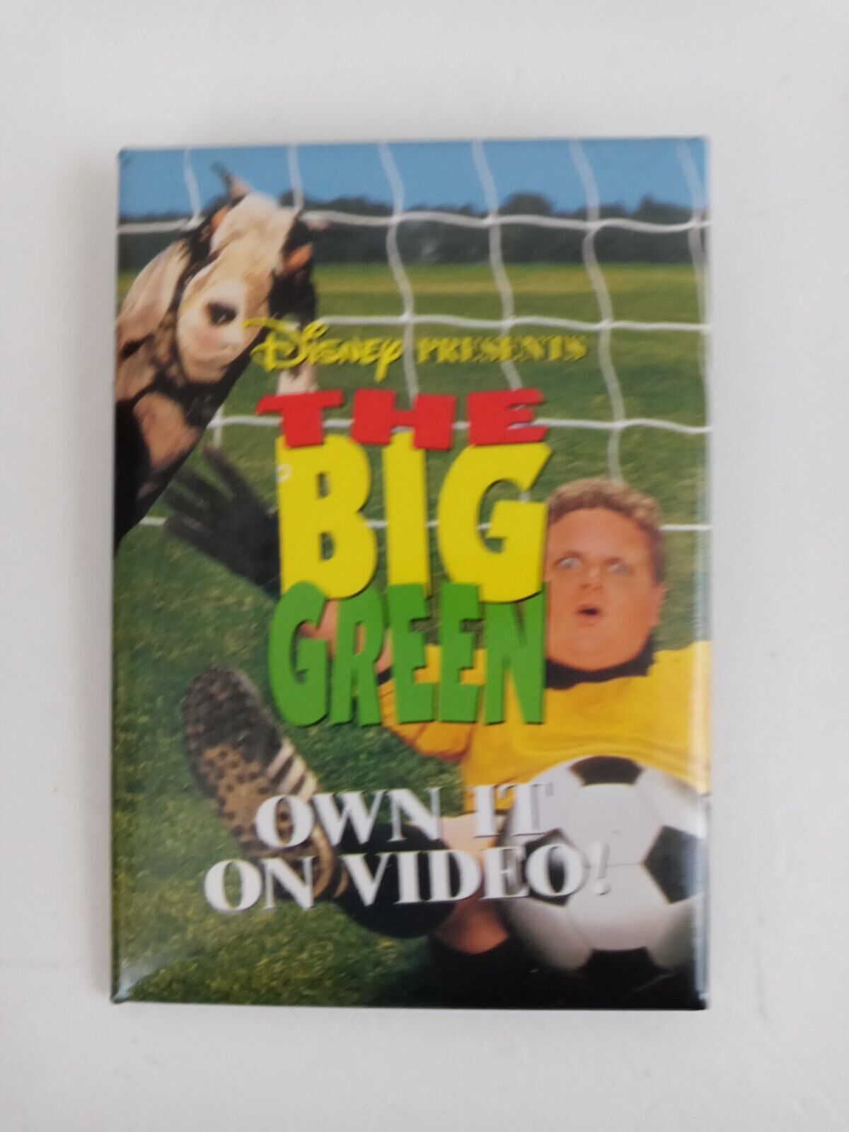 Primary image for Disney Presents The Big Green VHS Movie Promo Pin Button