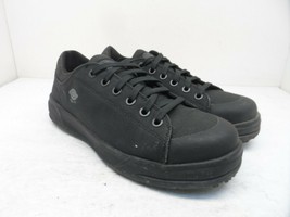 Dickies Women&#39;s Lace-Up Supa Dupa Steel Toe Casual Work Shoes Black Size 10M - £34.35 GBP