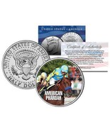 AMERICAN PHAROAH 2015 Triple Crown Winner JFK Half Dollar Coin - RARE TE... - €11,21 EUR