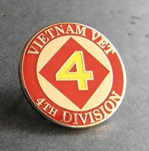 Vietnam Veteran Marine 4th Division Marines Lapel Pin Badge 1 Inch - £4.31 GBP