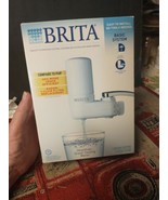 Brita Basic Faucet Mount Water Filtration System White Easy Setup NIB - £13.23 GBP