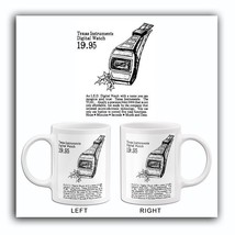 Texas Instruments TI-501 Digital LED Watch - 1976 - Promotional Advertising Mug - £19.17 GBP+