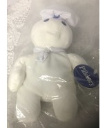 Pillsbury Doughboy Poppin&#39; Fresh 9&quot; Beanie Bean Bag Plush Doll Baker NEW... - $16.28 CAD