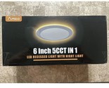 Amico 12 Pack 6 Inch 5CCT LED Recessed Ceiling Light with Night Light, 2... - £79.55 GBP