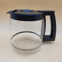 Cuisinart Coffee Pot Replacement Glass Carafe 14 Cup DCC-2200 Black Lid - £15.65 GBP