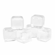 Kikkerland Reusable Square Clear Ice Cubes - Set of 30 - £3.83 GBP