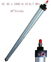 Stable 40&quot;Stroke  Pneumatic Standard Cylinder SC 40 x 1000 0.15-0.7 MPa - $51.25