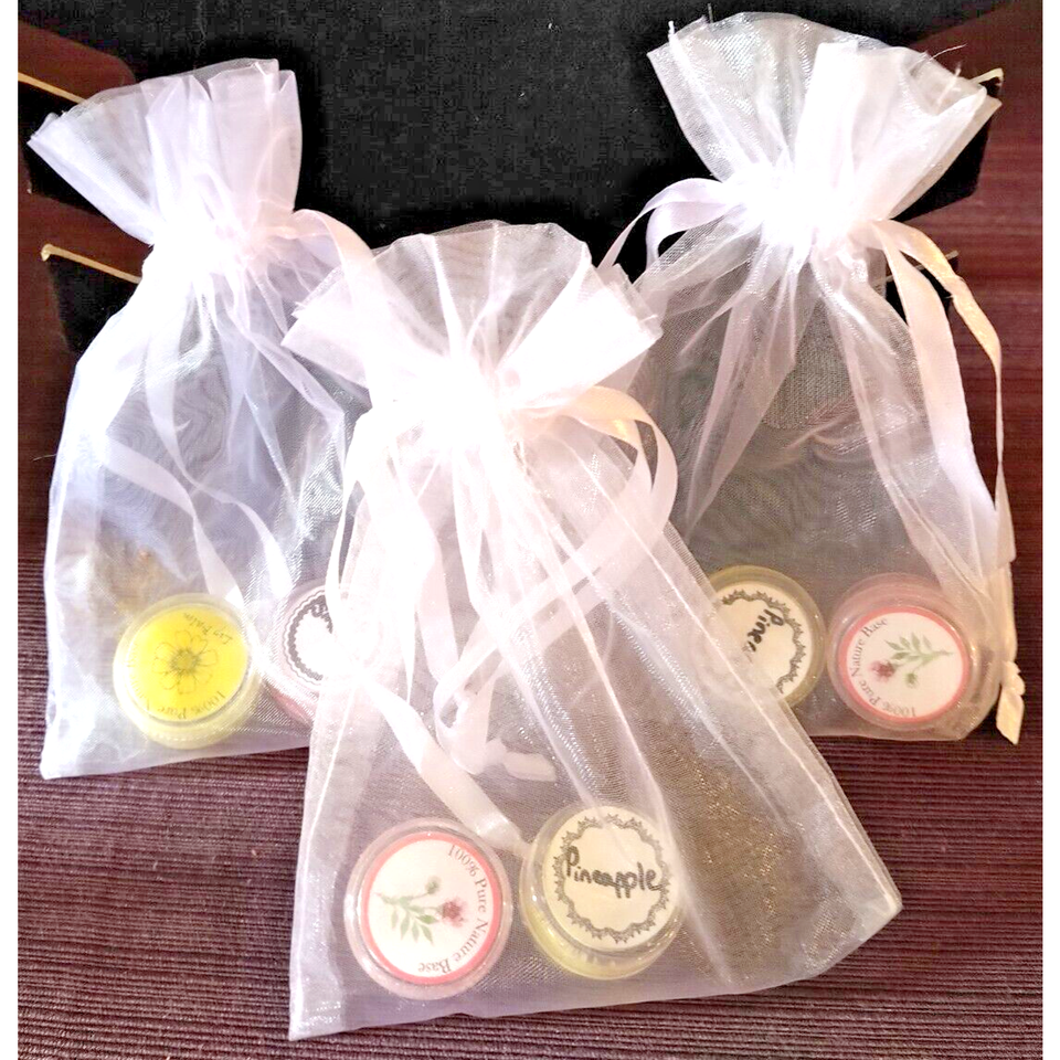 Handmade Pineapple &amp; Berry Lip Balm And Cherry &amp; Passion Fruit Guest Soa... - $10.90