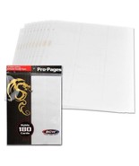 20X BCW Side Loading 18-Pocket Pro Pages - White - £96.52 GBP