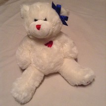 Mothers Day Build A Bear heart patriotic USA America white plush outfit  - £11.95 GBP