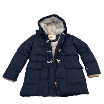 Boden Girls Hooded Puffer Coat With Faux Fur Lining Size 9-10Y - $38.40