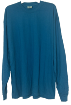 Comfort Colors Long Sleeve Shirt Blue Men&#39;s Size 2XL - $13.37