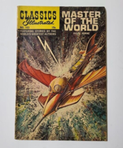 Master of The World Jules Verne Comic Book 1961 Classics Illustrated - $8.86