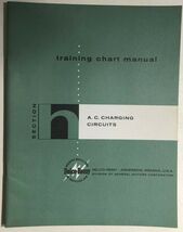 GE Delco-Remy Section H vintage 32-page training chart manual (1959) - €12,74 EUR