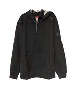 Saucony Black Pullover Hoodie Sweatshirt Kangaroo Pockets, Mens Large NWT - £20.52 GBP