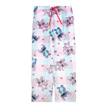 Lilo and Stitch - Stich and Angel Pastel Flannel Pattern Sleep Pants Multi-Color - $24.98