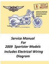 2009 Harley Davidson Sportster Models Service Manual Download - $22.95