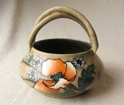 Eduard Stellmacher (Austrian,1868-1945) Art Nouveau Ceramic Bowl With Po... - $301.72 CAD