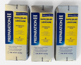 3x Preparation H Rapid Relief Hemorrhoid Cream with Lidocaine, 1 Oz Tube - €21,43 EUR