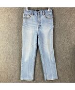 Jos A Bank Jeans Men&#39;s 30x30 Straight Travelers Collection Denim Distressed - $23.95