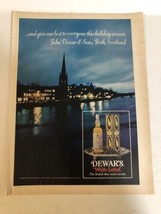 1976 Dewars White Label Scotch Vintage Print Ad Advertisement pa21 - £6.25 GBP