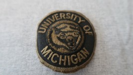 Antique University of Michigan Wolverine Patch VERY RARE BROWN 2.75&quot; - £75.87 GBP