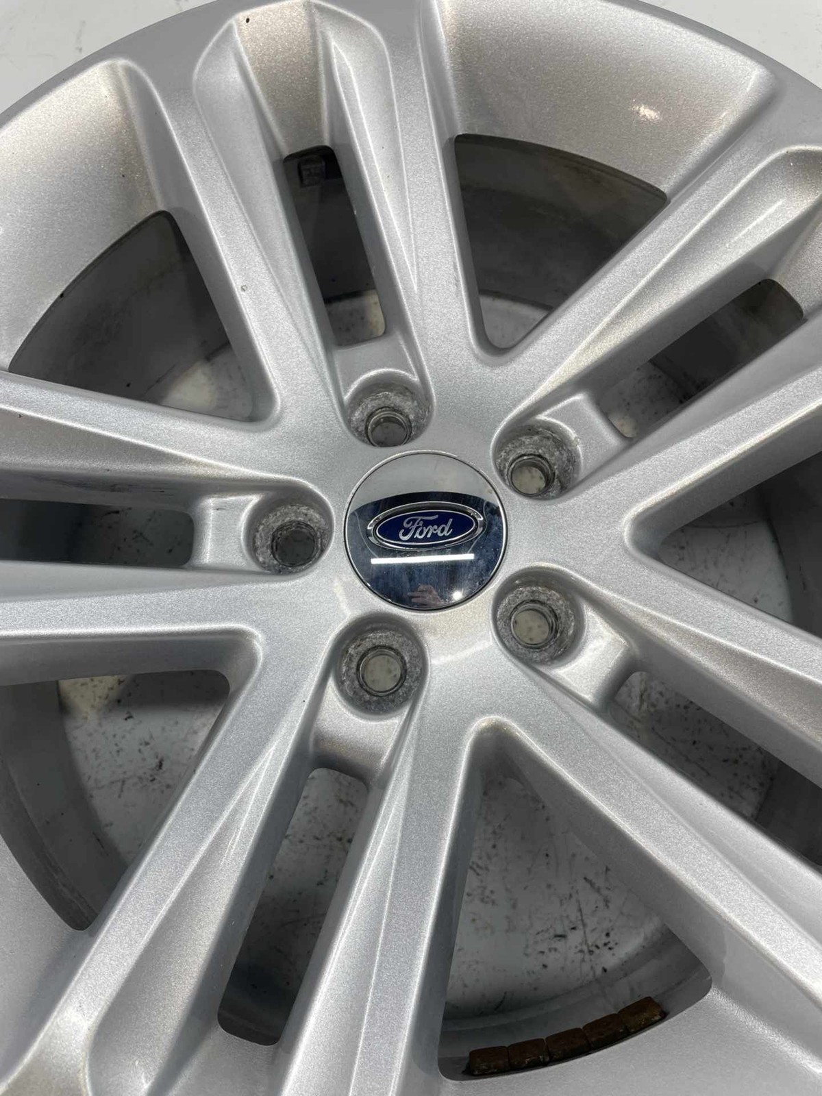 2011-2017 Ford Explorer XLT 18x8 5 Y Spoke Aluminum Silver Wheel Scratch Scuff Item image 4