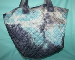 Urban Fit By Urban Expressions Quilt Pattern Insulated Tote Bag Blue Tie... - $29.69