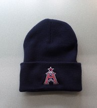 XFL UFL Houston Roughnecks Embroidered Cuffed Beanie Hat Cap Oilers Texa... - £15.43 GBP